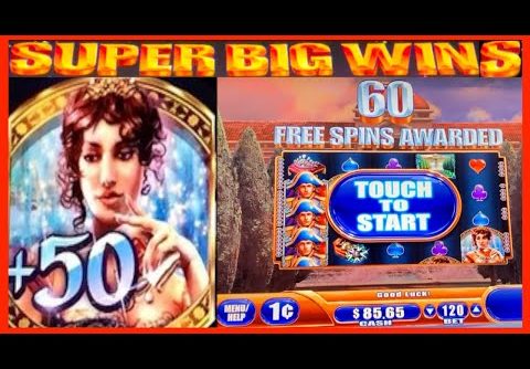 **SUPER BIG WINS!!!** BIG BETS AND SPINS! Napoleon & Josephine Slot Machine Bonus Wins