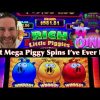 Mega Pig Win – Rich Little Piggies Slot Gives Me The Most Triple Pig Free Games I’ve Ever Had!