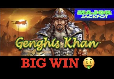 BIG WIN on GENGHIS KHAN DRAGON LINK SLOT MACHINE 🎰 POKIE WINS