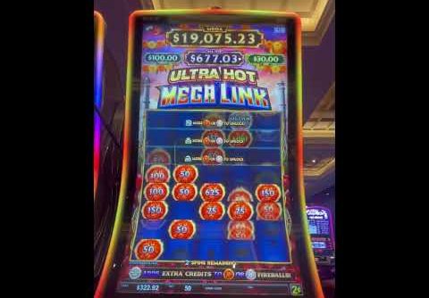 Ultra Hot Mega Link slot machine win at Seminole Hard Rock Casino Tampa 🎰