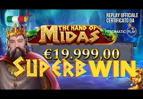 BIG WIN CON THE HAND OF MIDAS!!! 19.999€ CON LA SLOT DI @PragmaticPlay