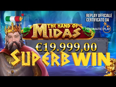 BIG WIN CON THE HAND OF MIDAS!!! 19.999€ CON LA SLOT DI @PragmaticPlay