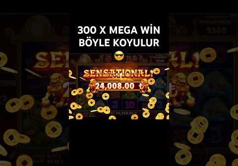 300 X MEGA WİN BÖYLE KOYULUR 😎 #5lionsmegaways #slot #slotonline #casino#poker#rulet#türkiye