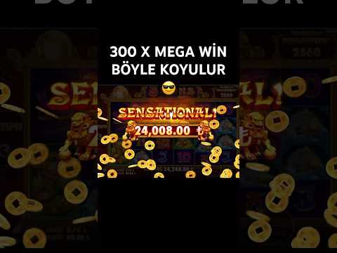 300 X MEGA WİN BÖYLE KOYULUR 😎 #5lionsmegaways #slot #slotonline #casino#poker#rulet#türkiye