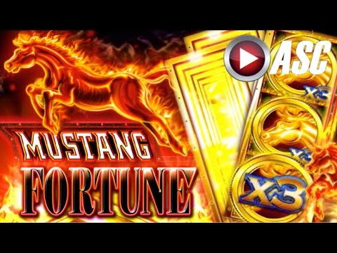 *NEW SLOT! BIG WIN!* MUSTANG FORTUNE | Slot Machine Bonus (Ainsworth)