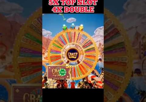 Crazy Time Big Win Insane 5X Top Slot With 4X Double Moment Jackpot Crazy Time #part10 #LTeixeira