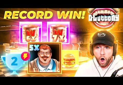 RECORD WIN on the *NEW* GLUTTONY SLOT!! – INSANE TUMBLES ON MAX STAGE!! (Bonus Buys)
