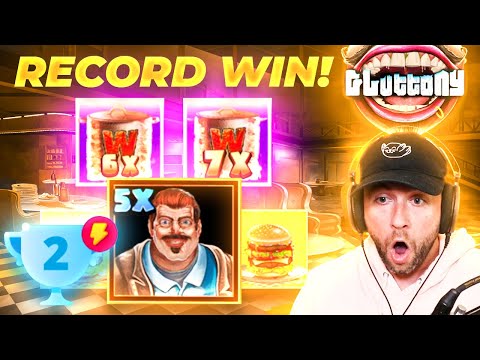 RECORD WIN on the *NEW* GLUTTONY SLOT!! – INSANE TUMBLES ON MAX STAGE!! (Bonus Buys)