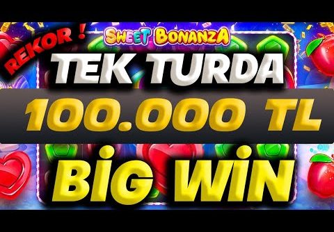 SWEET BONANZA | 100.000 Tek Turda Rekor Big win | #slot #casino #slotizle #sweetbonanza #canlıyayın