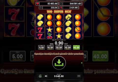 EGT 100 SUPER HOT güzel kazanç kasa katlama bizden sorulur #slot #game #jackpot #egt #gameplay