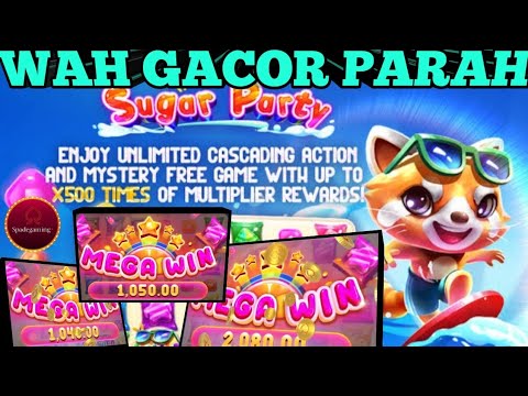 SUPER MEGAWIN | REVIEW GAME SUGAR PARTY | SLOT SPADEGAMING | SLOT GACOR SPADEGAMING