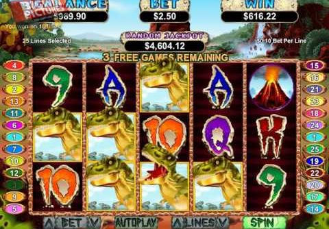 T-Rex Slot RTG – BIG Win Free Games!