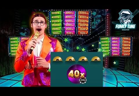 Funky Time World Record Top Slot Today || $63,58,350 Big Win On Stayin Alive Bonus || #funkytime