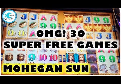 HUGE SLOT WINS MOHEGAN MONDAYS! RETRIGGERING SUPER FREE GAMES ON FIRELIGHT! FU DAO LE MAX BET BONUS!