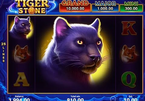 ONLINE SLOTS Tiger Stone Super Mega Win On Freespins