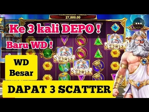 CARA MAIN SLOT MUDAH MENANG || LANGSUNG WD || GATES OF OLYMPUS