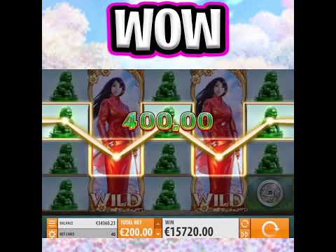 SAKURA FORTUNE SLOT 🔥 €200 MAX BET 🤑 SUPER RARE FULL SCREEN BIG WIN‼️ #shorts