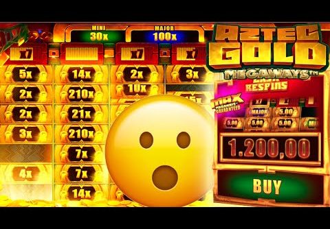 AZTEC GOLD 🏆 EXTRA GOLD MEGAWAYS SLOT HUGE SUPER BONUS BUYS 🔥 MEGA BIG WIN 😱 OMG DOUBLE JACKPOT‼️