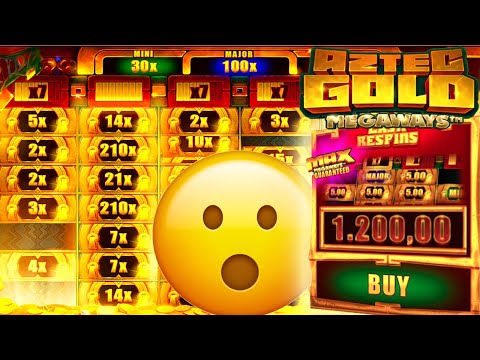 AZTEC GOLD 🏆 EXTRA GOLD MEGAWAYS SLOT HUGE SUPER BONUS BUYS 🔥 MEGA BIG WIN 😱 OMG DOUBLE JACKPOT‼️