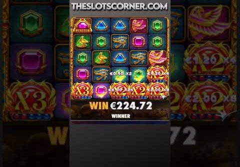 *WOW* EPIC BIG WIN ON GODS OF GIZA! #shorts #reels #reaction #slots #bigwins #onlineslots #casino