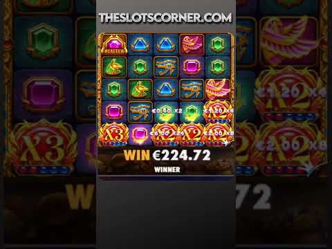 *WOW* EPIC BIG WIN ON GODS OF GIZA! #shorts #reels #reaction #slots #bigwins #onlineslots #casino