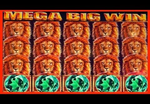 **MEGA LION WIN!!!** BEST SLOT EVER!!! KING OF AFRICA SLOT MACHINE BONUS WMS