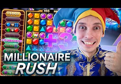 MILLIONAIRE RUSH Slot Big Win 🔥 You Should Bonus Buy this slot!