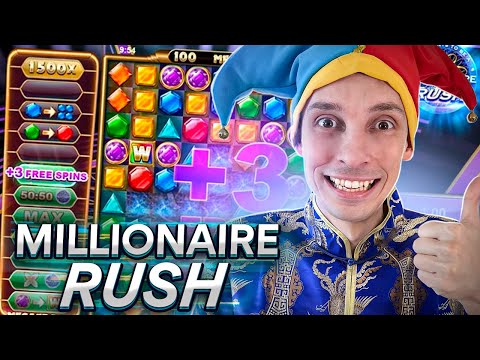 MILLIONAIRE RUSH Slot Big Win 🔥 You Should Bonus Buy this slot!