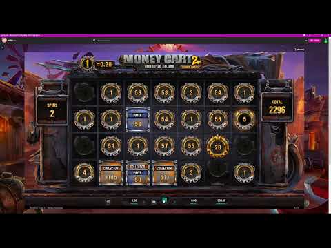 Money Cart 2, a great win with 2$ bets #slot #slots