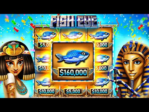 STUNNING $160,000 WIN On FISH EYE SLOT!!.. (CRAZY SPINS)