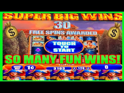 **SUPER BIG WINS!** 30+ SPINS! RETRIGGERS! NAPOLEON AND JOSEPHINE SLOT MACHINE BONUS WINS