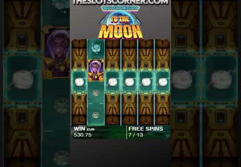 TO THE MOON!! Mystery Mission HIGH STAKES BIG WIN! #shorts #slots #bigwin #onlineslots #tothemoon