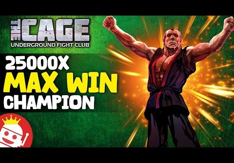 🔥 ROUNDHOUSE KICK TKO 🏆 25,000X MAX WIN ON THE CAGE SLOT!