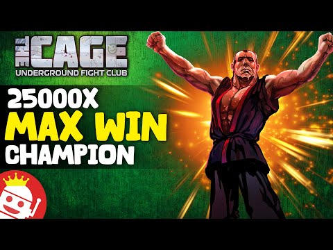 🔥 ROUNDHOUSE KICK TKO 🏆 25,000X MAX WIN ON THE CAGE SLOT!
