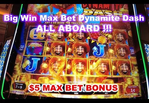 🔥 All Aboard 🔥 Dynamite Dash Penny New Slot Machine Big Win Bonuses Max Bet $5💰