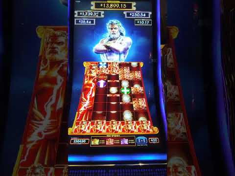 big win on Zeus Unleashed slot at $4 bet