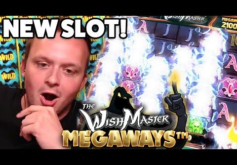 The Wishmaster Megaways BIG WINS on €8! (New Slot!)