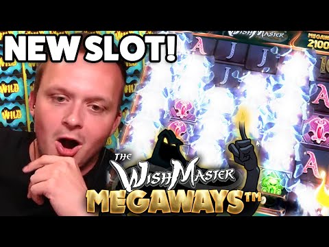 The Wishmaster Megaways BIG WINS on €8! (New Slot!)