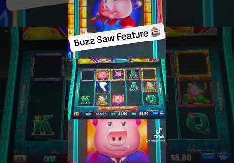 Big Win on Huff n More Puff! Live Slot Play at Casino