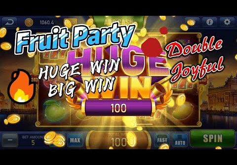 ♥SLOT GAME Fruit party BIG WIN HUGE WIN | A very fun casual game that brings joy to your holiday