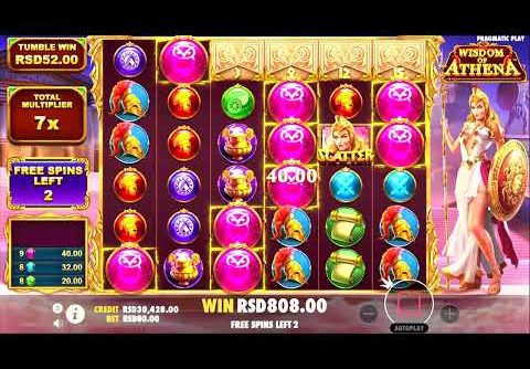 Wisdom of Athena  NEW SLOT Bonus big win (Novi slot veliki dobitak)