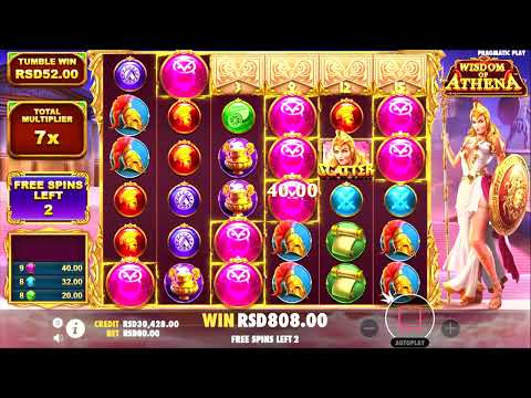 Wisdom of Athena  NEW SLOT Bonus big win (Novi slot veliki dobitak)