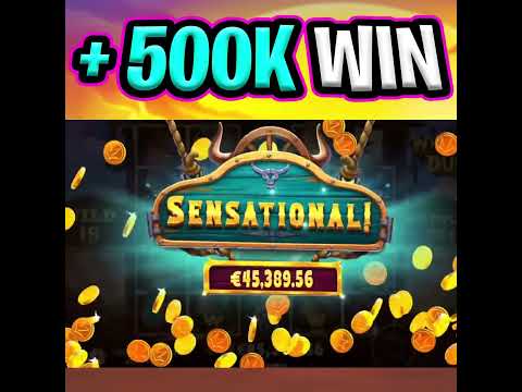 WILD WEST DUELS SLOT 🔥 SUPER RARE €500.000 JACKPOT BIG WIN OMG‼️ #shorts