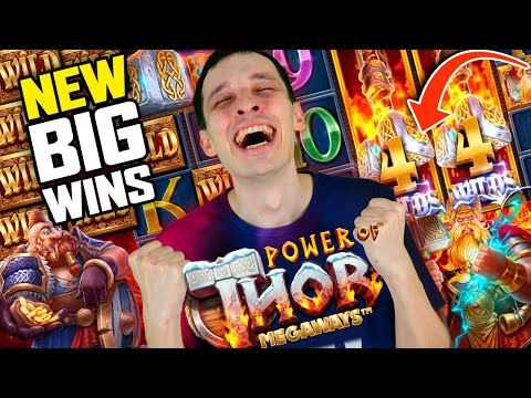 NEW BIGGEST WINS on POWER of THOR Megaways Slot