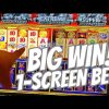 WAS THIS CRAZY?! BIG WIN! BETTING ON JUST 1 BUFFALO SCREEN 🤑 (WONDER 4 BOOST GOLD) Slot Machine