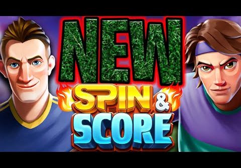 NEW SPIN & SCORE MEGAWAYS ⚽️ SLOT MAX FREE SPIN BONUS‼️🔥