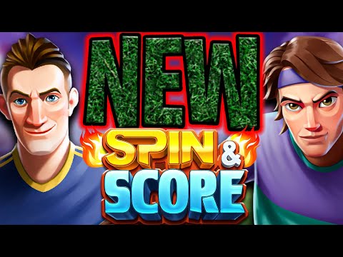 NEW SPIN & SCORE MEGAWAYS ⚽️ SLOT MAX FREE SPIN BONUS‼️🔥