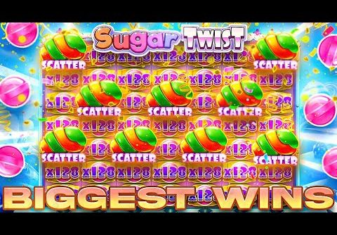 My BIGGEST EVER WINS On SUGAR TWIST!! (MY RECORD CASINO WIN)