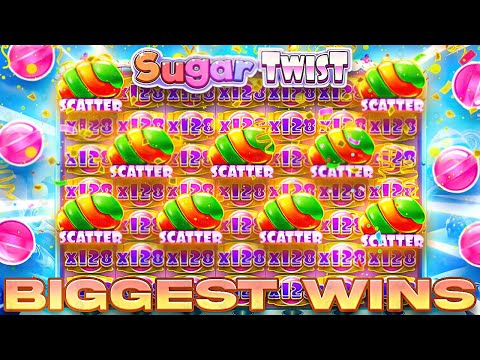 My BIGGEST EVER WINS On SUGAR TWIST!! (MY RECORD CASINO WIN)