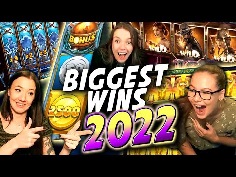 Top 10 Luckiest Moments on Stream! (Biggest Slot Wins 2022)